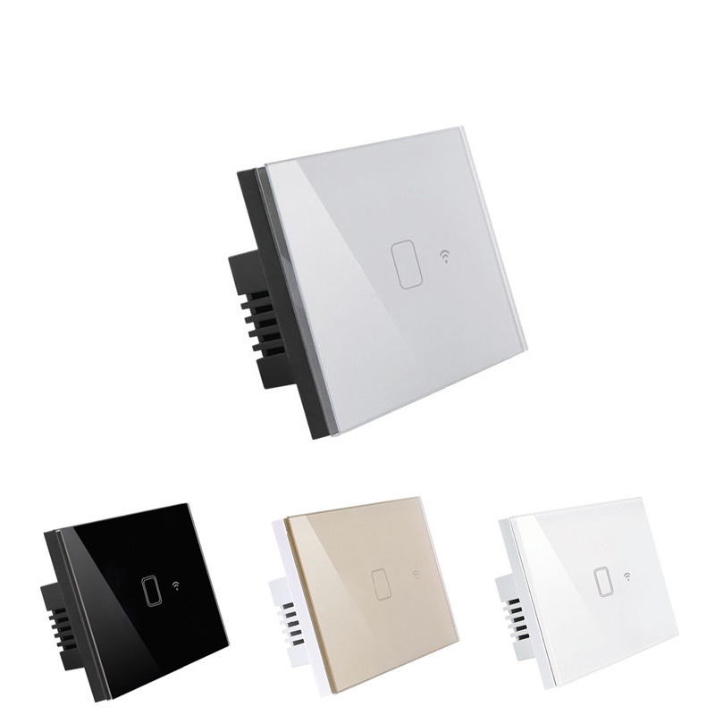 מפסק תאורה לבן / שחור / כסוף / זהב מתג 1 TOUCH WIFI Smartr 