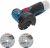 גוף משחזת זווית נטענת 12V מבית BOSCH GWS 12V-76 V-EC