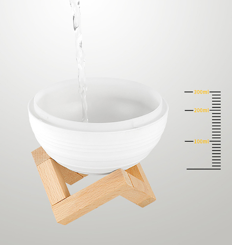 תאורת אווירה ירח משולב מפיץ ריח | מפזר אדים Moon Humidifier 