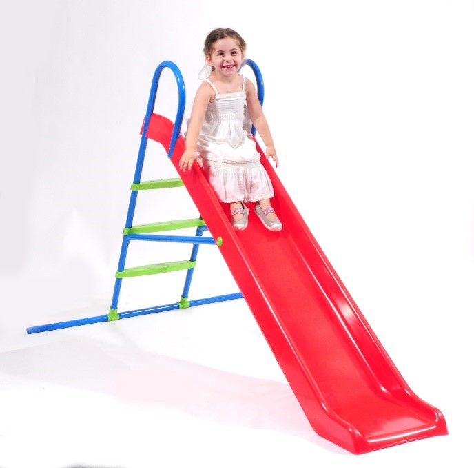 מגלשה לפעוטות וילדים עם מאריך עשויה מפלסטיק קשיח סטארפלי