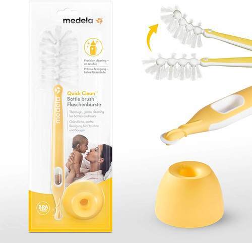 מברשת לניקוי בקבוקים עם מעמד Medela
