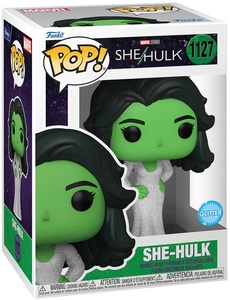 בובת פופ מארוול: הענקית הירוקה מנצנצת - Funko POP!: Marvel - She-Hulk - Glitter She-Hulk #1127