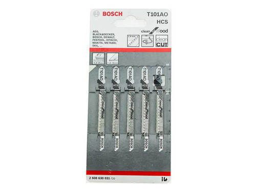 סט 5 להבים לעץ למסור אנכי bosch T101AO