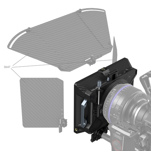 SmallRig קיט 3645 Matte Box מודולרי רב תכליתי כולל פילטר (Φ95mm) VND