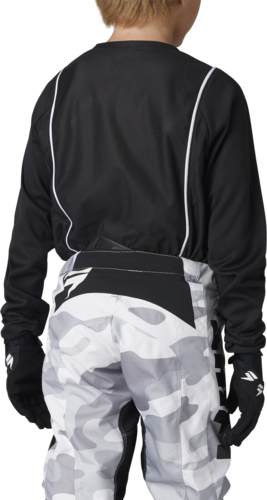 חולצת ילדים שחור/ לבן - YOUTH WHITE LABEL G.I. FRO JERSEY