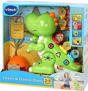 דינוזאור רוקד ולומד מבית VTech - בצבע ירוק