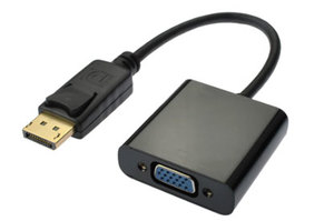 מתאם VGA TO D.P עם כבל קצר