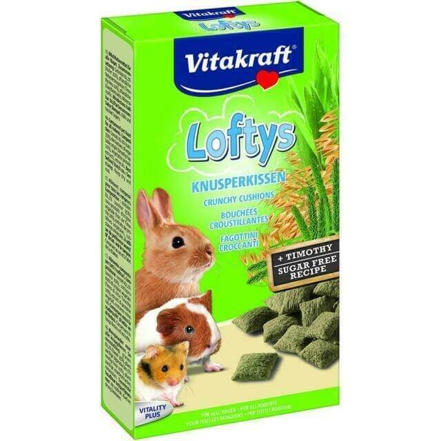 ויטהקראפט חטיף כריות משלים למכרסמים Vitakraft Loftys