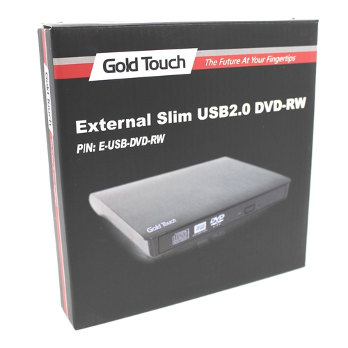 צורב/כונן חיצוני GOLD TOUCH DVD-RW