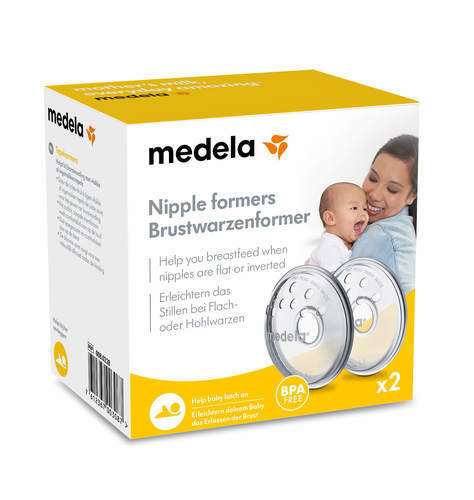 מעצבי פטמה להנקה 2 יחידות Medela