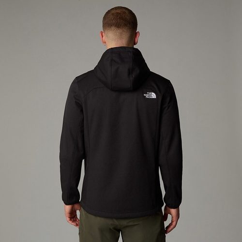 מעיל לגברים QUEST HOODED SOFTSHELL JACKET בצבע שחור מבית the north face