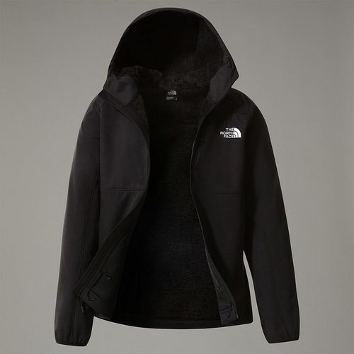 מעיל לגברים QUEST HOODED SOFTSHELL JACKET בצבע שחור מבית the north face
