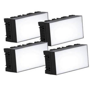 סט 4 תאורות לד עם קייס טעינה Astera FP6