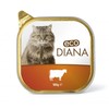 דיאנה שימורים בודד מזון מלא לחתולים בקר 100 גר Diana pouch