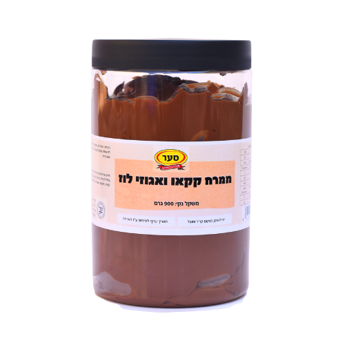ממרח קקאו ואגוזי לוז  900 גרם (חלבי)