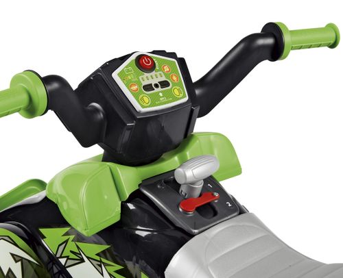 טרקטורון לילדים קורל טי-רקס Corral T-Rex 330W עם פנס LED ואפקטים קוליים - ירוק