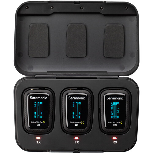 ערכת משדרים ומקלט אלחוטיים Saramonic Blink500 B2 X PRO