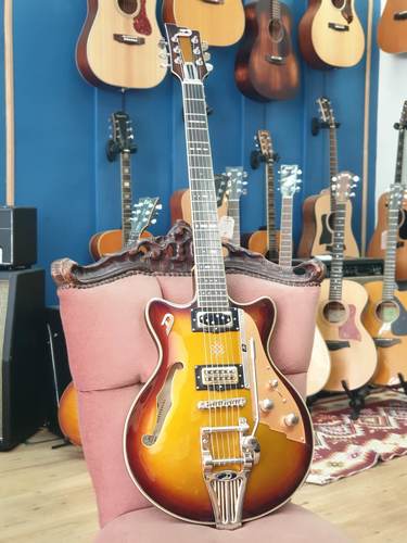 גיטרה חשמלית 2022 Duesenberg Alliance Joe Walsh Gold Burst