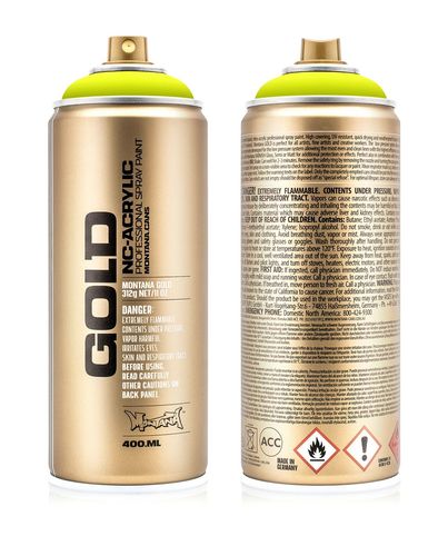 ספריי צבע זוהר MONTANA GOLD FLUORESCENT (400 מ