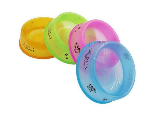 קערת אוכל פלסטיק לכלב או לחתול גדול\ענק POPETS