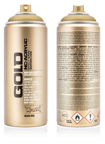 ספריי צבע מטאלי מט MONTANA GOLD METALLIC (400 מ