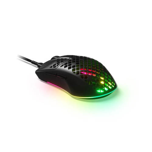 עכבר גיימינג חוטי דגם AEROX 3 STEELSERIES בצבע שחור Onyx