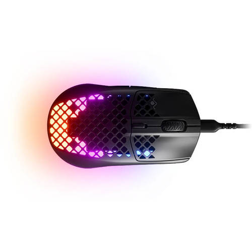 עכבר גיימינג חוטי דגם AEROX 3 STEELSERIES בצבע שחור Onyx
