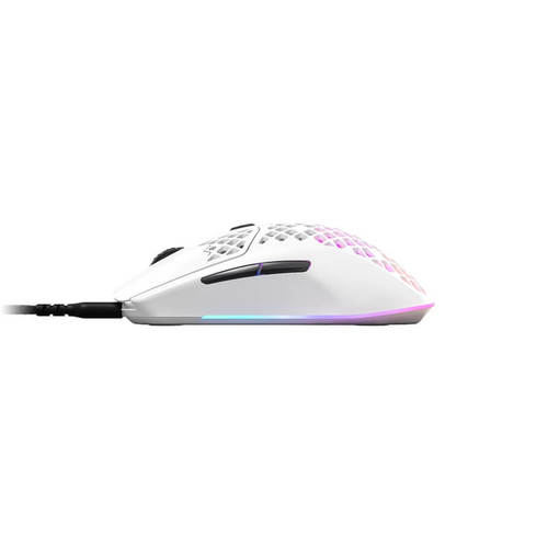 עכבר גיימינג חוטי דגם AEROX 3 STEELSERIES בצבע לבן