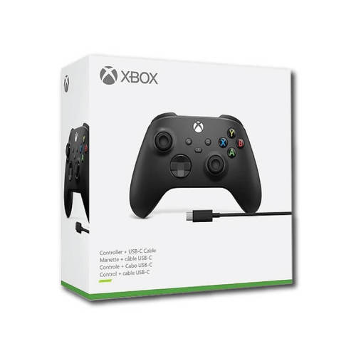 בקר/שלט אלחוטי מקורי ל-XBOX כולל כבל טעינה מקורי