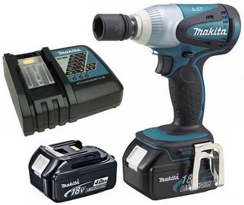 מפתח נטען D1/2 18V דגם DTW251 + סוללות 4AH מבית Makita