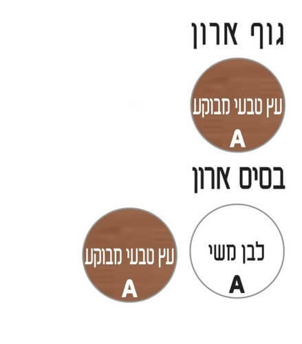 ארון בלוודר 90 ס