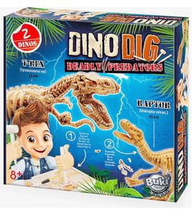 ערכת ארכיאולוגיה לחפירת שלדי דינוזאורים - Buki