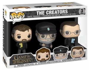 POP GoT 3PK Show Creators (ללא מדבקה) Funko