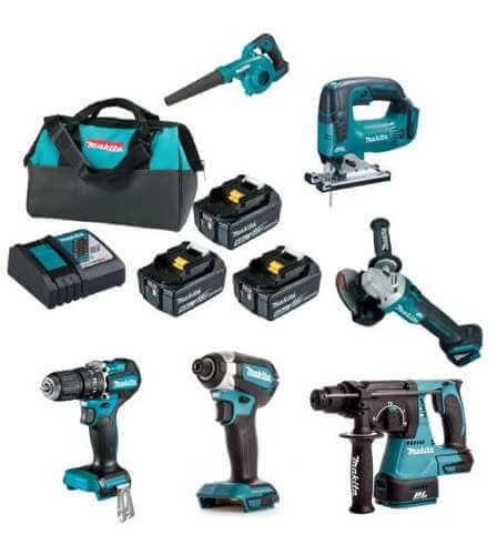 סט ליתיום DLX6124TX1 18V מתוצרת Makita 