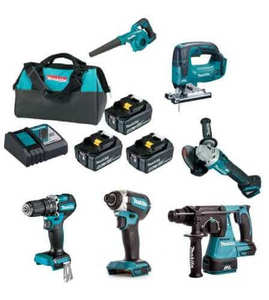 סט ליתיום DLX6124TX1 18V מתוצרת Makita 