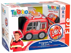 ערכת מכונית על שלט כיבוי אש Fire Truck לתכנות