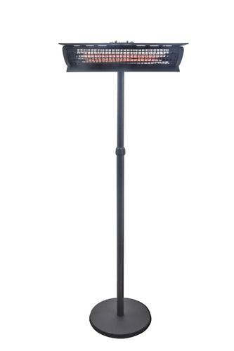 מחמם חוצות חשמלי עמוד מלבני 2500W  שחור אמגזית