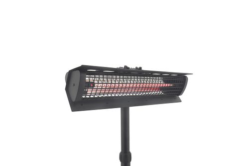 מחמם חוצות חשמלי עמוד מלבני 2500W  שחור אמגזית
