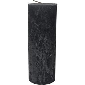  נר גבוה צר אפור כהה 19*7 ס"מ  RUSTICA pillar candle