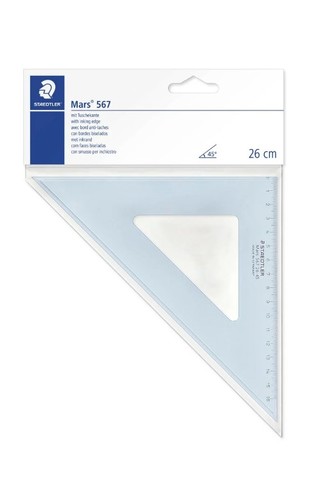 סרגל משולש 45 מעלות STAEDTLER (26 ס