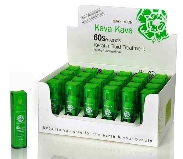 אמפולות 60 שניות 24 יח` קרטין קווה קווה KAVA KAVA