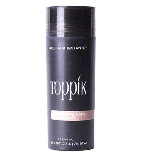 Toppik סיבי שיער למילוי שיער דליל בצבע חום בהיר 27.5 גרם