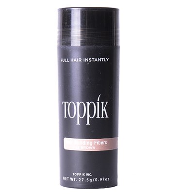Toppik סיבי שיער למילוי שיער דליל בצבע חום בהיר 27.5 גרם