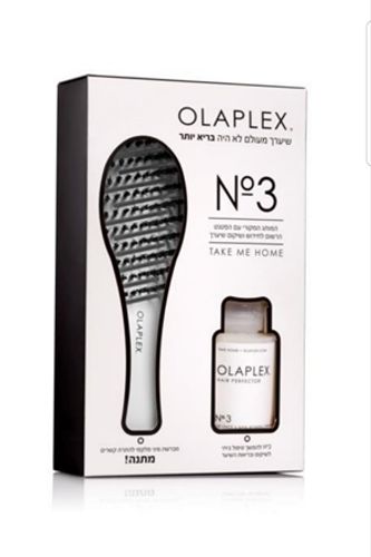 ערכה שיקום לשיער OLAPLEX מס' 3 + מברשת מיוחדת מקצועית לשיער