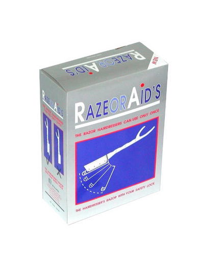 תער חד פעמי למספרה 100 יח’ RAZOR AID'S