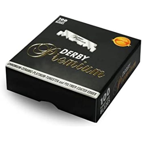 סכיני גילוח חצויים לתער 100 יח' DERBY PREMIUM DERBY דרבי - Derby דרבי ...