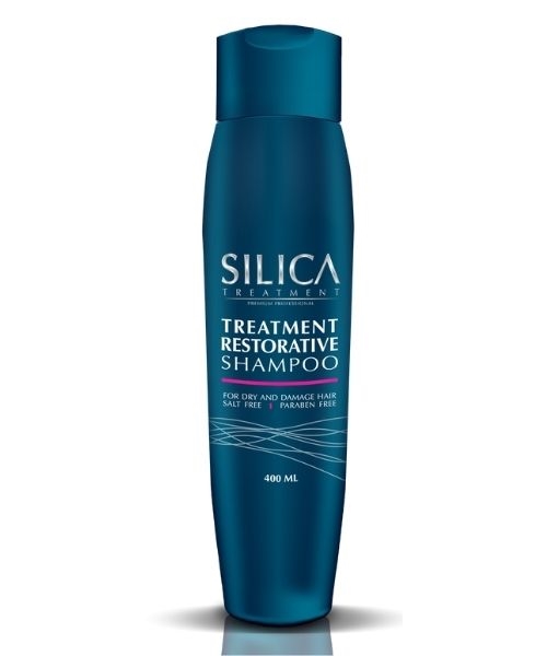 שמפו משקם ללא מלחים לאחר החלקה 400ML סיליקה SILICA