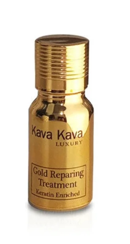 אמפולה מועשרת בחומצה היאלורונית קווה קווה GG glossy gold