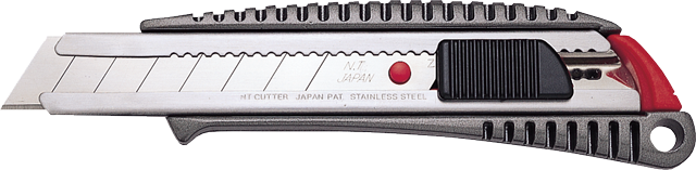 סכין חיתוך מקצועית L-500GRP G עם נעילה אוטומט