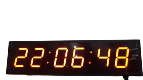 שעון קיר דיגיטלי GOLF   6818  גולף אדום